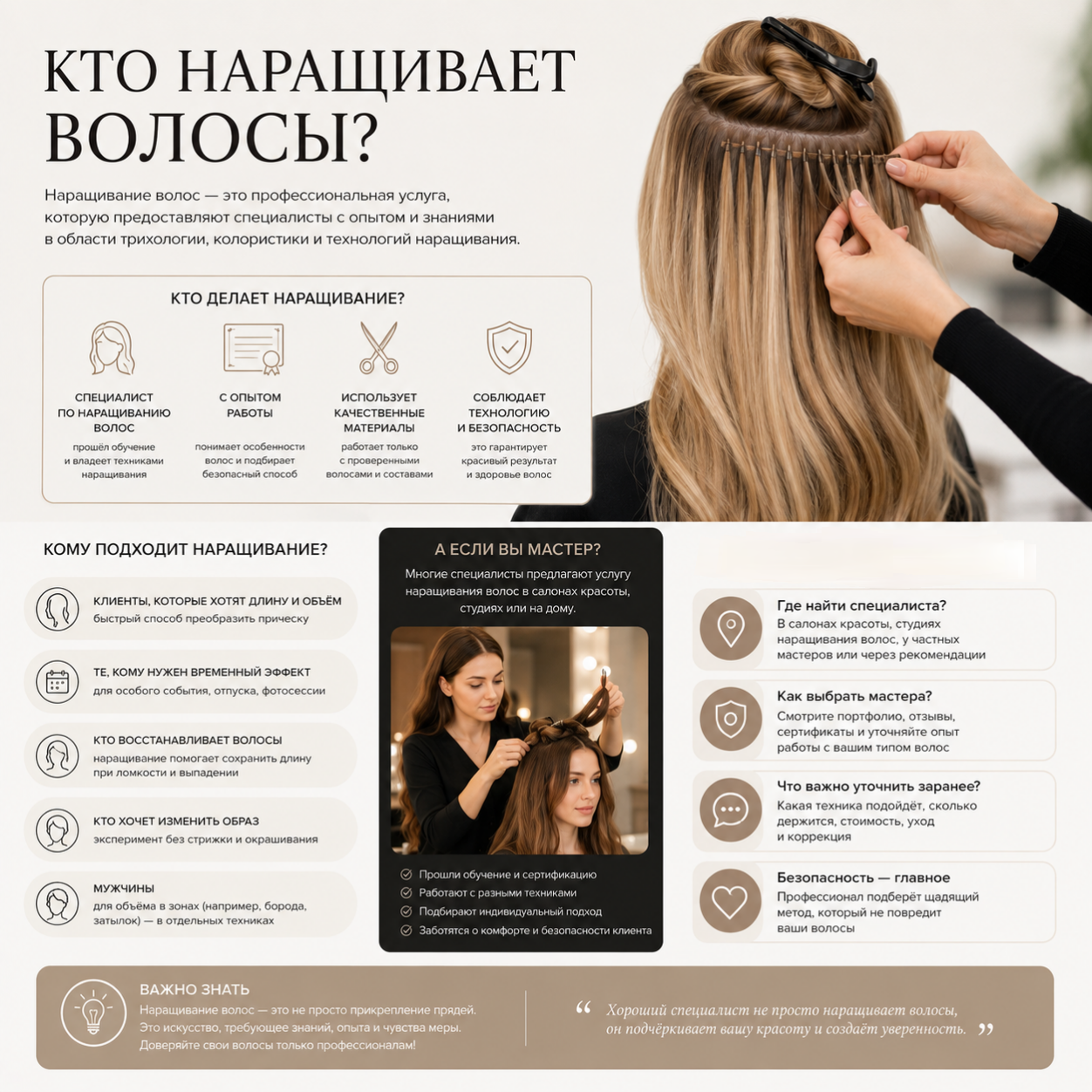 Кто наращивает волосы: портреты клиенток и как выбрать мастера